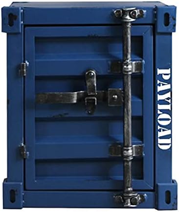 Büttner Kommode im Industrial Container Look aus Metall - Dunkelblau, Dunkelblau