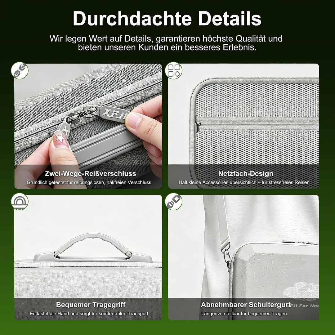 Tasche für DJI Neo 2 Case, Tragetasche für DJI Neo 2 Fly More Combo Zubehör, Tragbar PU Case Compati