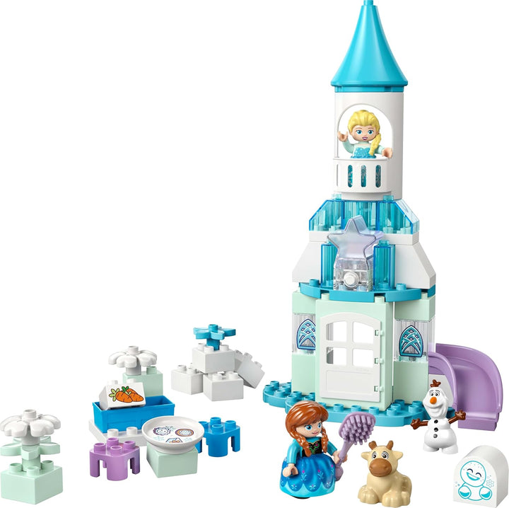 LEGO DUPLO │ Disney Annas und Elsas Party im Eispalast - Frozen Spielzeug mit ELSA Figur, Lichtstein