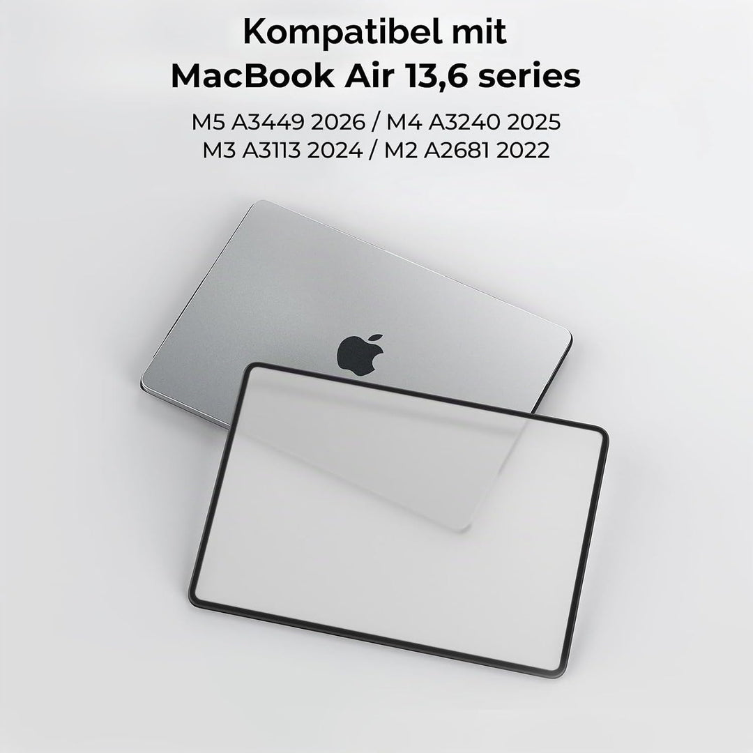 BlueSwan Hülle Kompatibel mit MacBook Air 13,6 Zoll M5 M4 M3 M2 2026 2025-2022 A3449 A3240 A3113 A26
