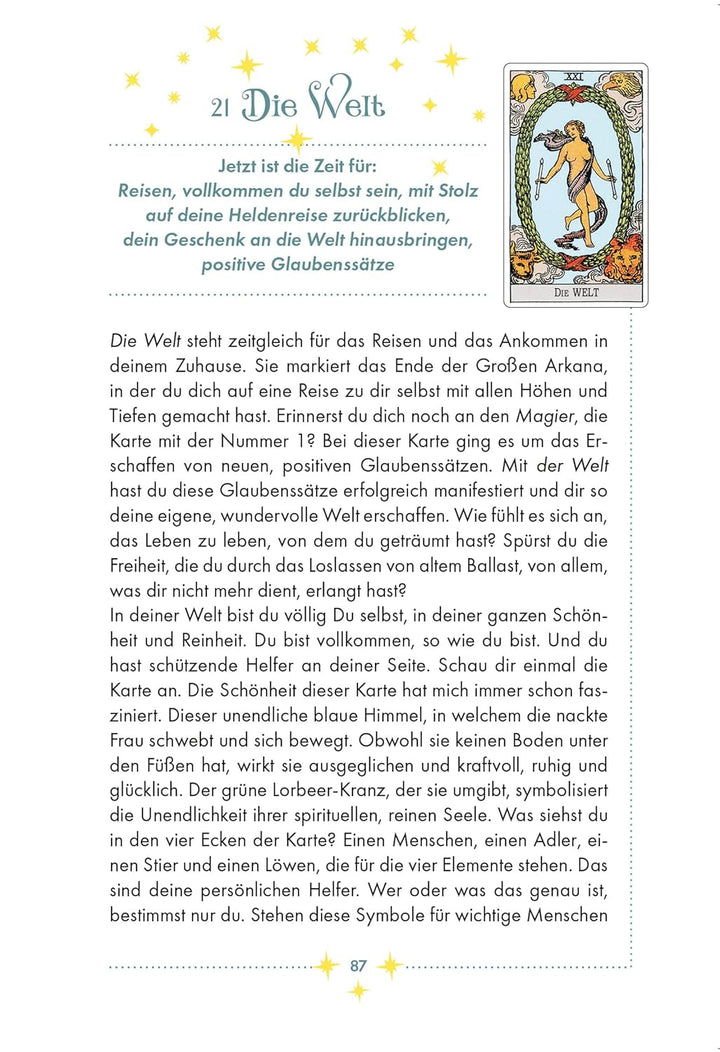 TAROT - Dein Starterkit: 78 Karten mit Buch (Tarotkarten legen lernen, Tarotkarten mit Buch für Anfä