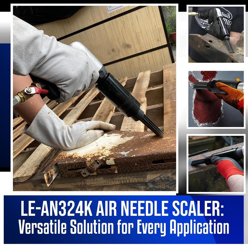 Nadelentroster,Druckluft Nadelentroster,Druckluft Entroster,11pcs Rostentferner Ersatzkopf 4500U/min