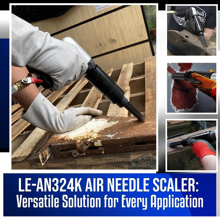 Nadelentroster,Druckluft Nadelentroster,Druckluft Entroster,11pcs Rostentferner Ersatzkopf 4500U/min