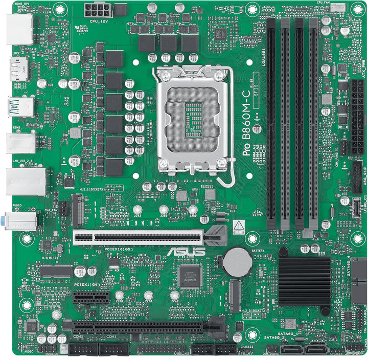 ASUS PRO B760M-C CSM Business Mainboard Sockel Intel LGA 1700 (mATX, CSM, Control Center Express, CO