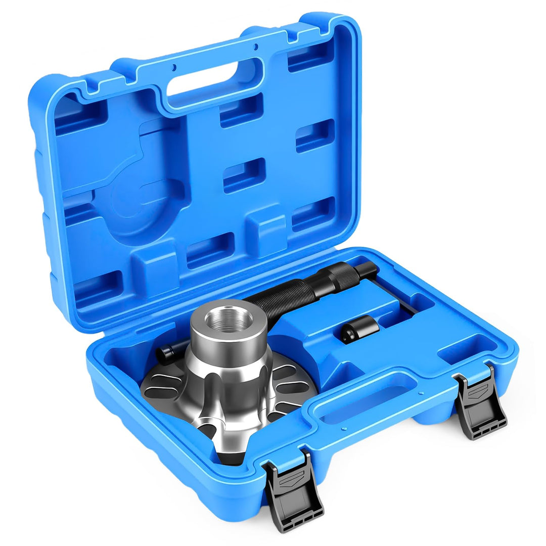 10T Hydraulischer Radnaben Abzieher Profi-Set, Universell für 4/5-Loch Felgen (96-125mm), Antriebswe