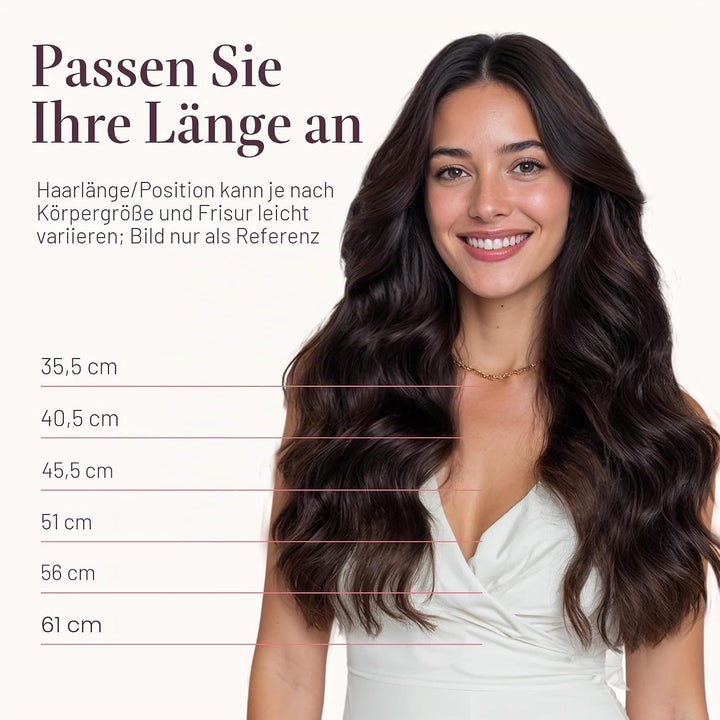 GOO GOO Tape in Extensions Echthaar, Natürliches Schwarz Real Remy Echthaarverlängerungen Nahtlose g