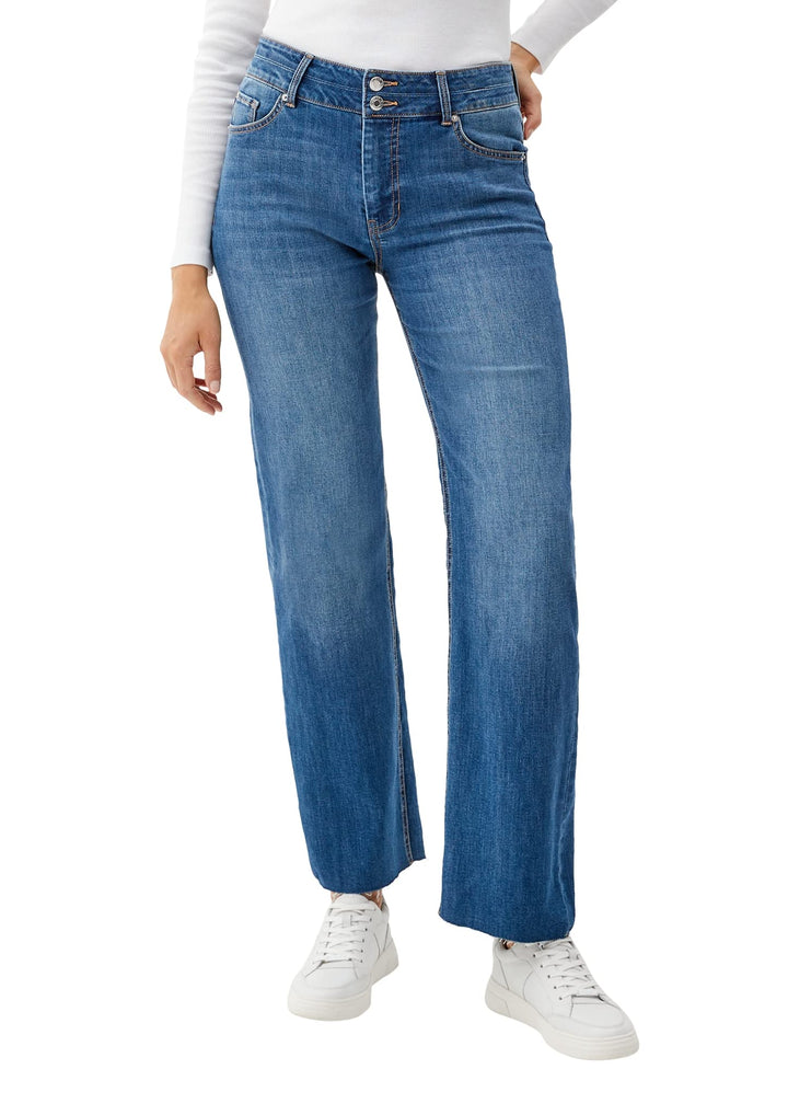 s.Oliver Damen Jeans, Karolin Comfort Fit 32W / 32L Blau 57z6, 32W / 32L Blau 57z6