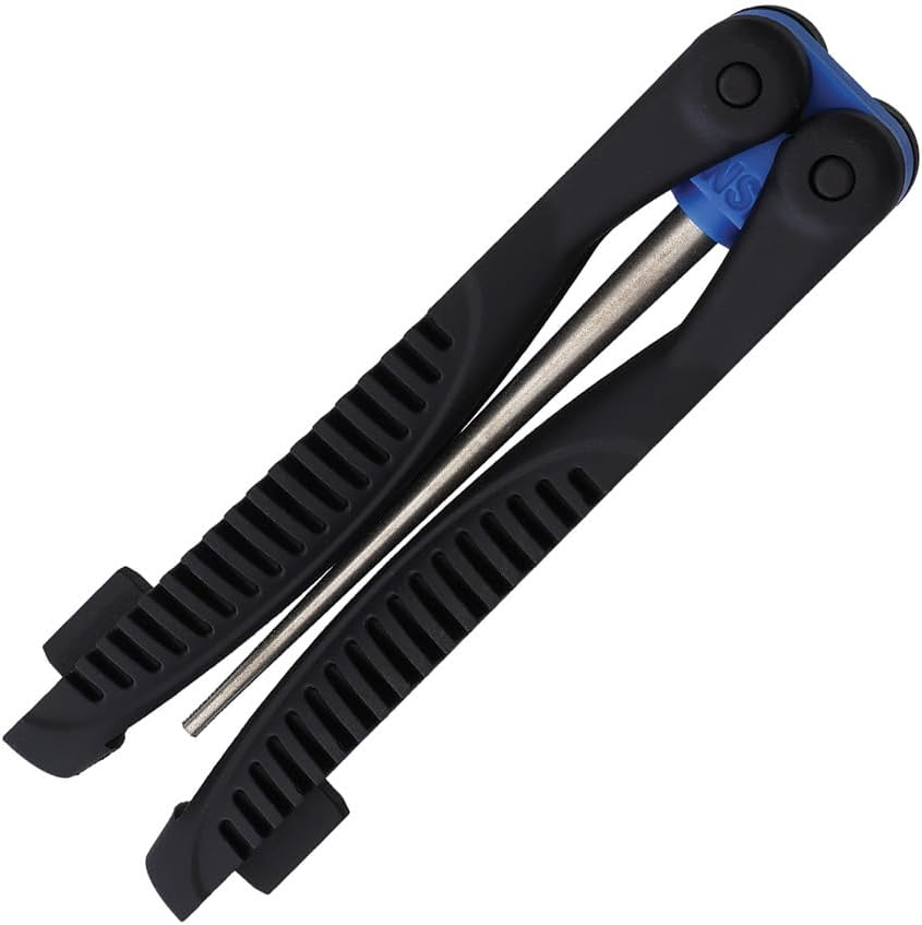 Lansky - Schärfgerät (Typ Diamant, klappbar) schwarz - Fine Grit Sharpening Rod, schwarz - Fine Grit