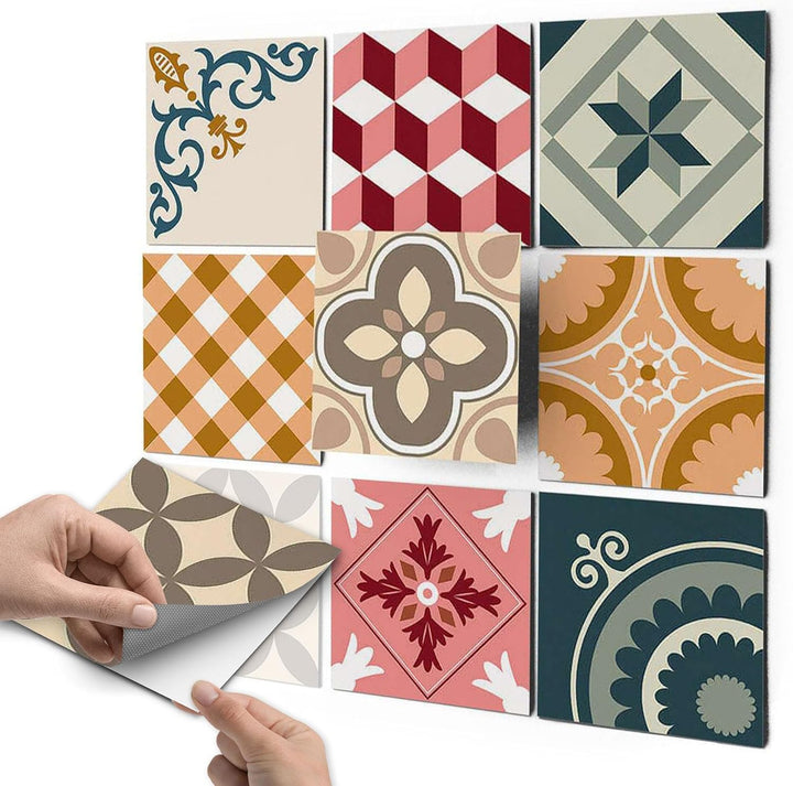 Fliesen Dekor-Folie I Fliesensticker - Küchenfliesen renovieren o. dekorieren I Wand-Deko Aufkleber