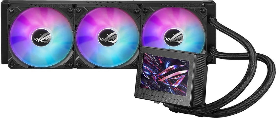 ASUS ROG Ryujin III 360 ARGB All-in-One Flüssig CPU-Kühler (3,5 Zoll LCD, Asetek-Pumpe der 8. Genera