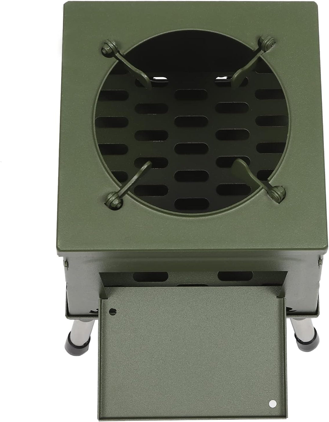 Outdoor Camping Holzofen, Zeltofen Outdoor-Küchenofen mit Verstellbarer Topfhalter, Campingzelt Koch