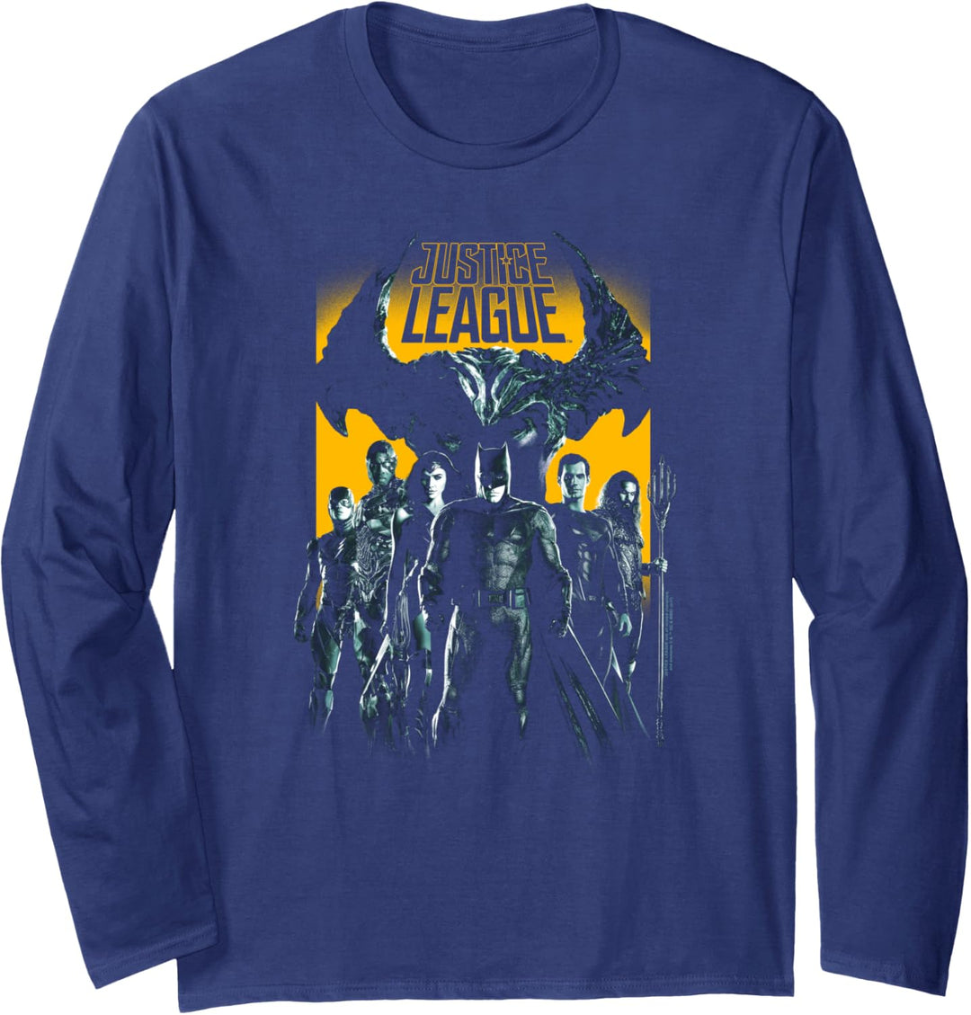 Justice League Movie Stand up to Evil Langarmshirt