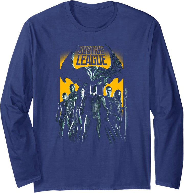Justice League Movie Stand up to Evil Langarmshirt