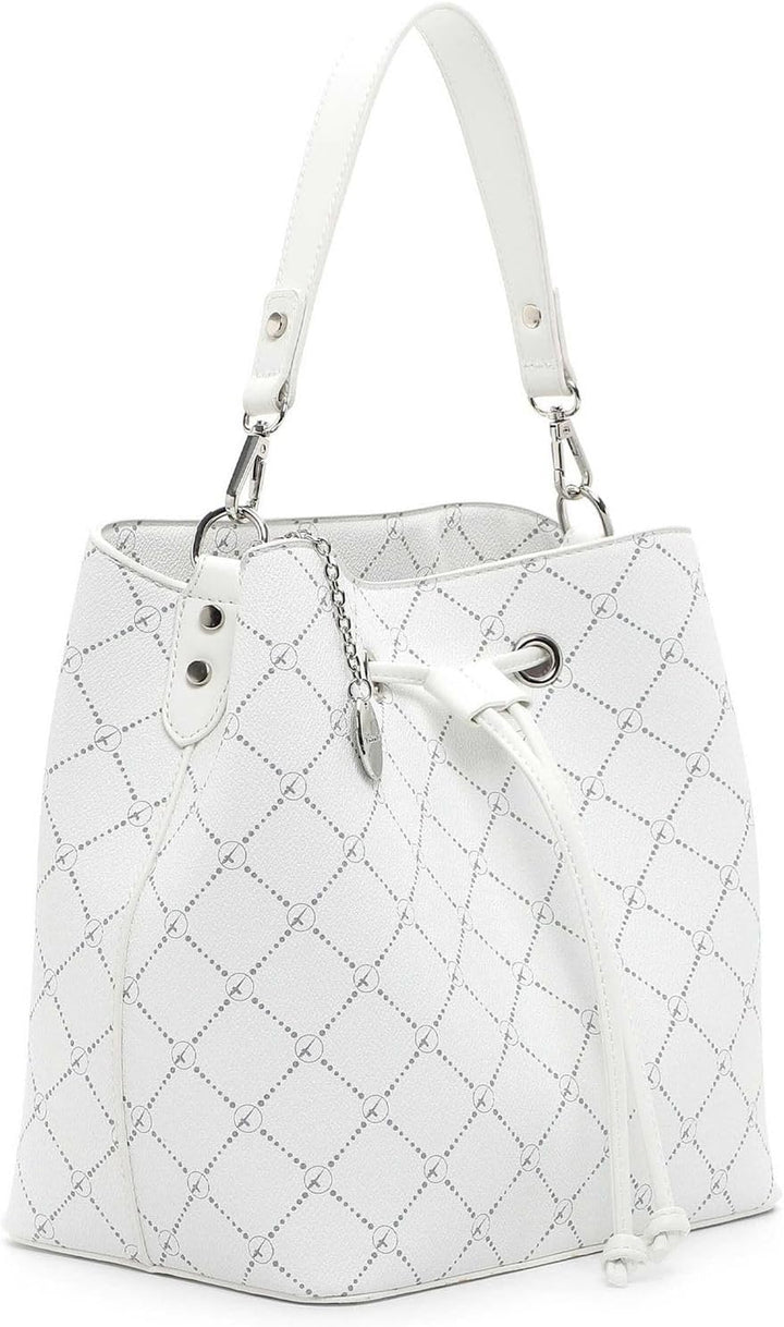 Tamaris Beutel TAS Anastasia 30902 Damen Handtaschen Print Weiss Einheitsgrösse, Weiss Einheitsgröss