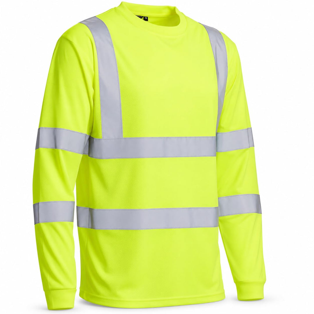 Blackrock Warnschutz-Langarm-T-Shirt XL Gelb, XL Gelb