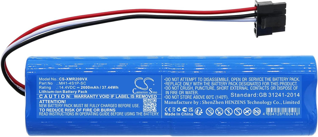 2600mAh Ersatzakku für Xiaomi Vacuum Mop 2S, Mop 3C, Mi Robot Vacuum Mop P, STYTJ02YM, XMSTJQR2S, IN