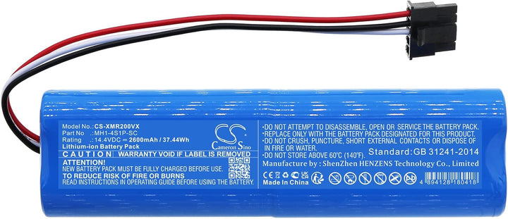 2600mAh Ersatzakku für Xiaomi Vacuum Mop 2S, Mop 3C, Mi Robot Vacuum Mop P, STYTJ02YM, XMSTJQR2S, IN