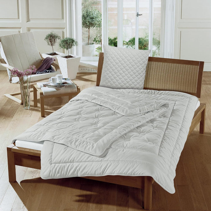 Erwin Müller Leichtsteppbett Tripolis 100% Kamelhaar Grösse 155x240 cm 155x240 cm Weiss, 155x240 cm