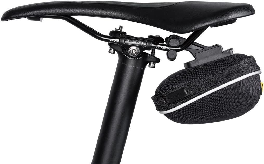 Topeak Satteltasche Pro Pack, w/Fixer F25, Black Micro (XS) (12.5 x 9 x 8.5 cm, 0.3 L) Schwarz, Micr