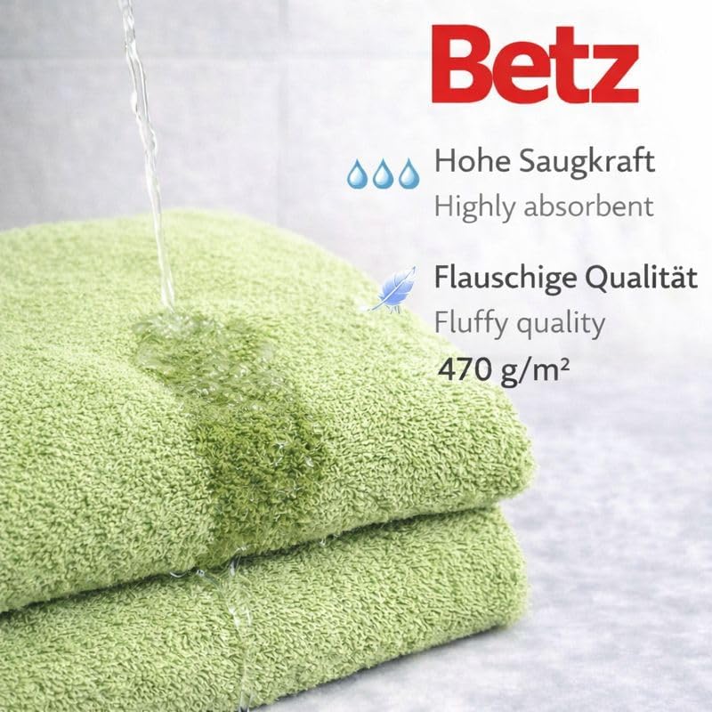 Betz Handtuch 6er Pack Handtücher Set Premium Grösse 50x100 cm 100% Baumwolle - gut trocknend, Gute