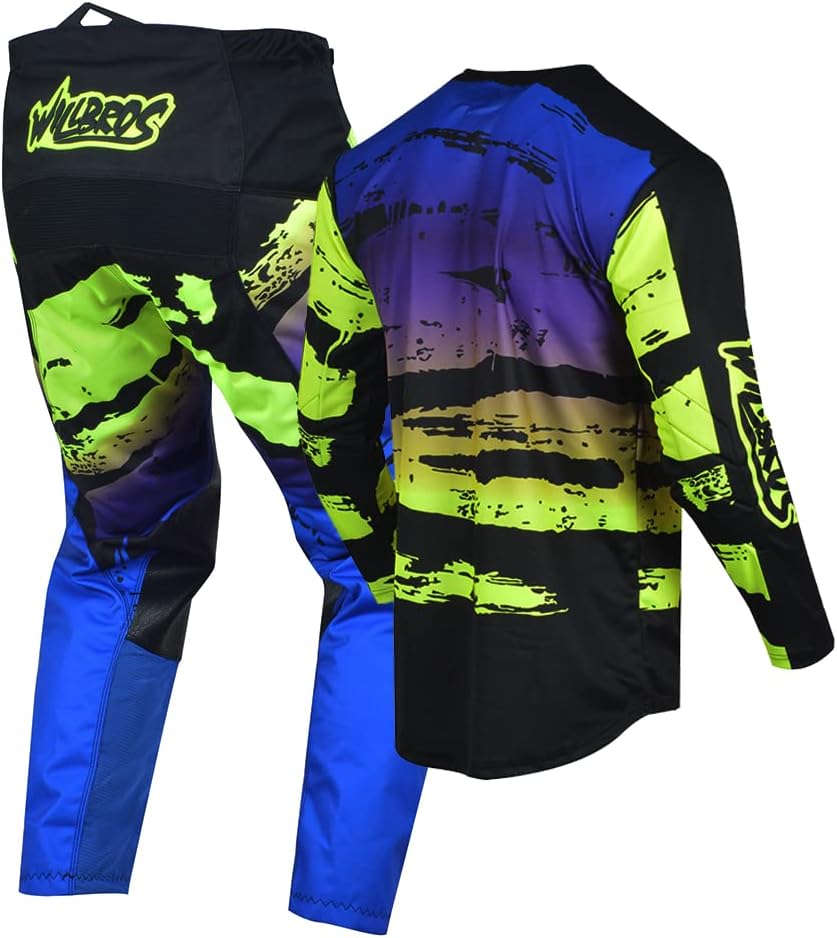 Motocross Jersey Hose Kombination Männer Frauen Motorrad MX Reitausrüstungsset Radfahren Offroad Dre