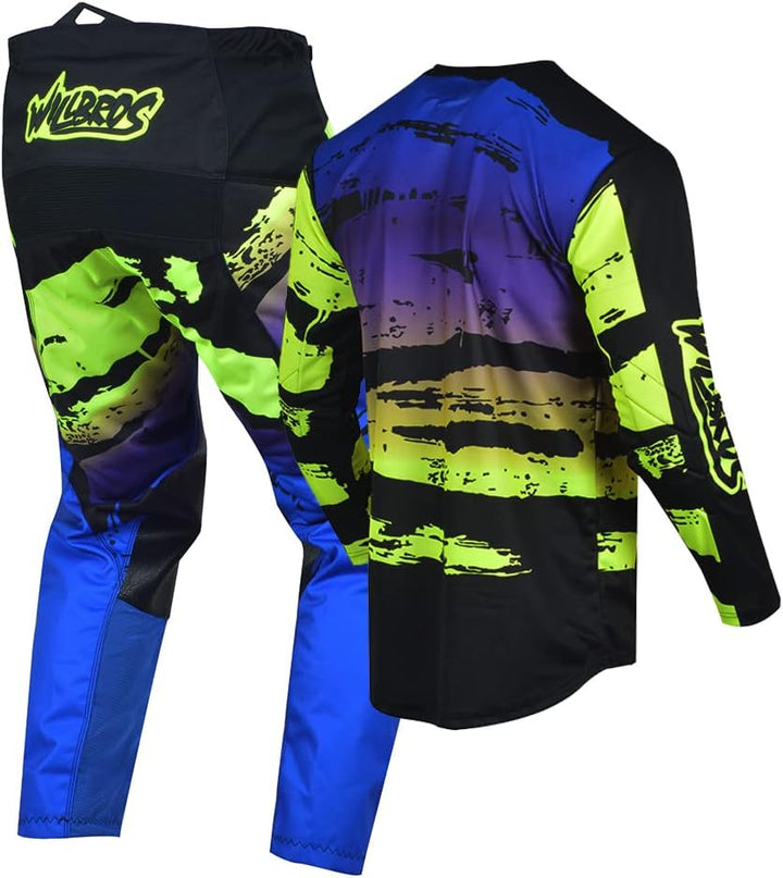 Motocross Jersey Hose Kombination Männer Frauen Motorrad MX Reitausrüstungsset Radfahren Offroad Dre