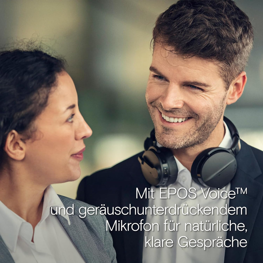 EPOS I SENNHEISER C50 Bluetooth Headset mit Mikrofon | Noise Cancelling Kopfhörer mit bis zu 46 Stun