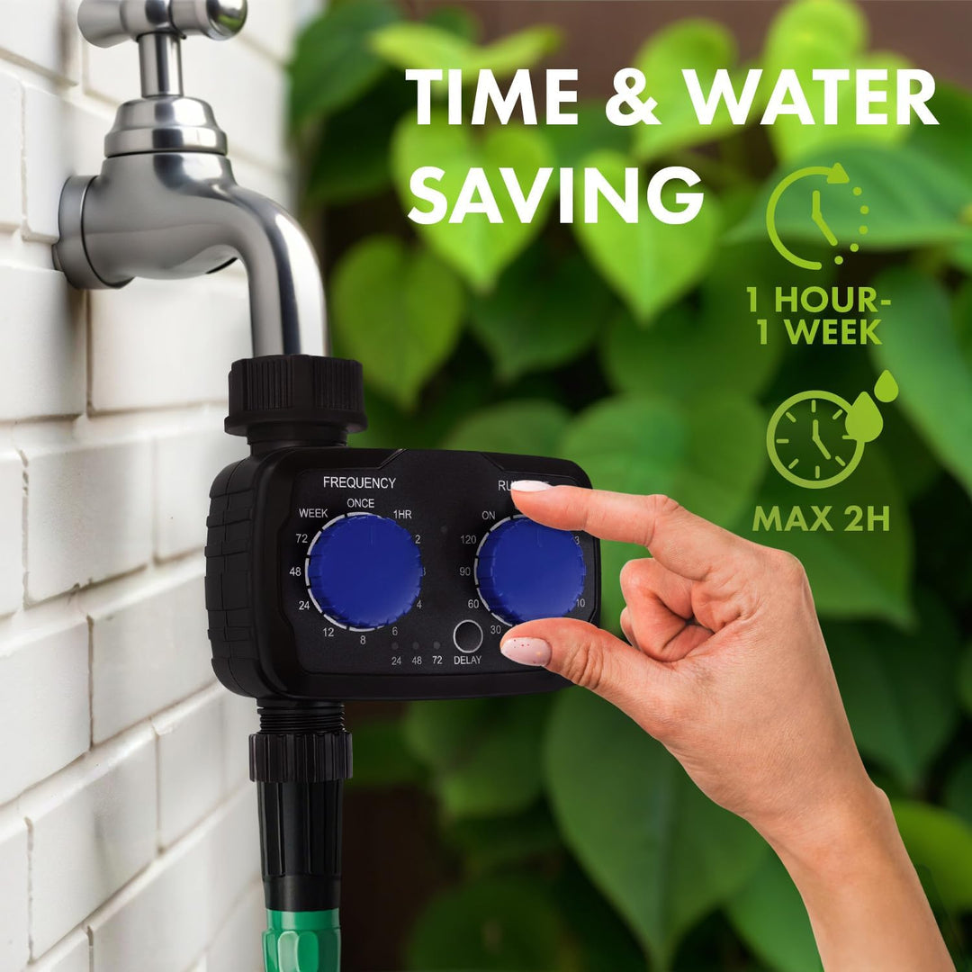 Green Blue Elektronisches Bewässerungssteuergerät | Präzise Steuerung für Gartenbewässerung | Einste