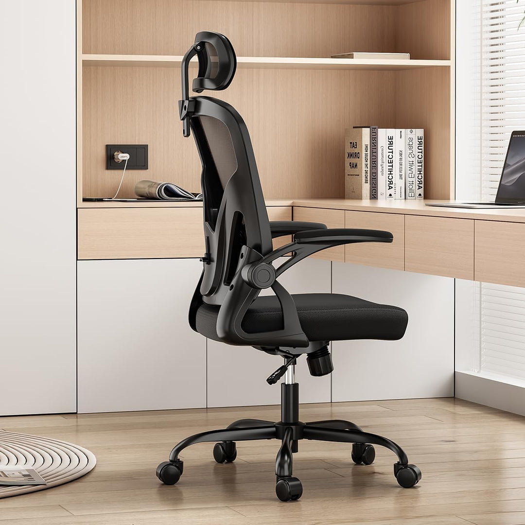 Farini Höhenverstellbar Ergonomischer Stuhl Schreibtisch Stuhl Bürostuhl Bequem mit Kopfstütze, Home