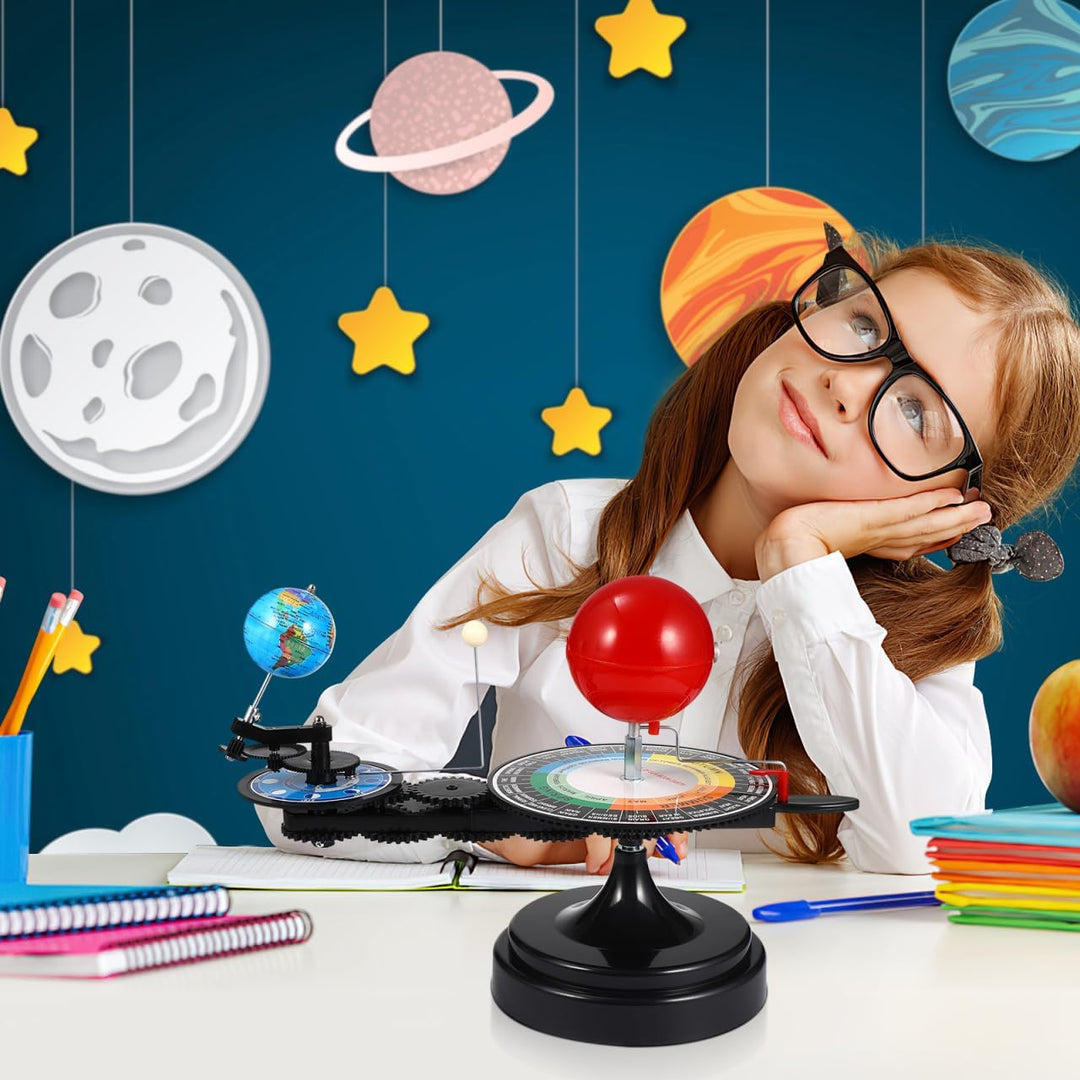 ULTECHNOVO Sonnensystemmodell – Sonne Erde Mond Orbitalmodell – Sonnensystem Planetarium 3D-Modell R