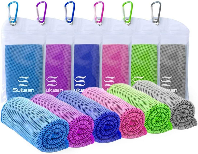 Kühlendes Handtuch, Eishandtuch, Mikrofaser-Handtuch für Hals und Gesicht, kühles Handtuch für Yoga,
