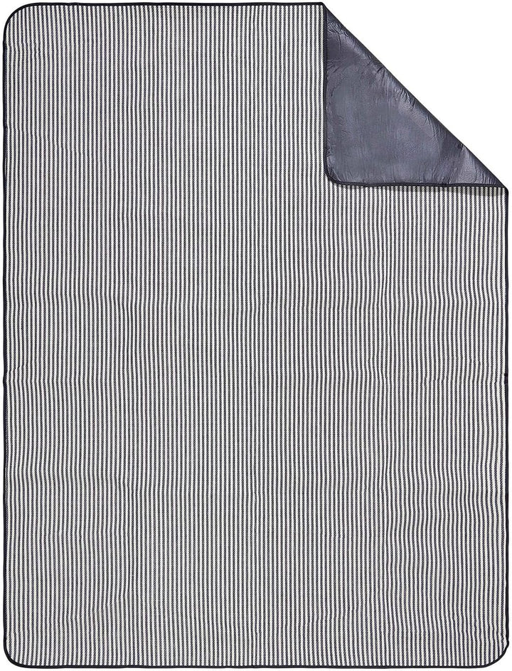 BUTLERS Picknickdecke 200x150 cm - Wanderlust - Campingdecke Outdoor im Streifen Design | Decke für