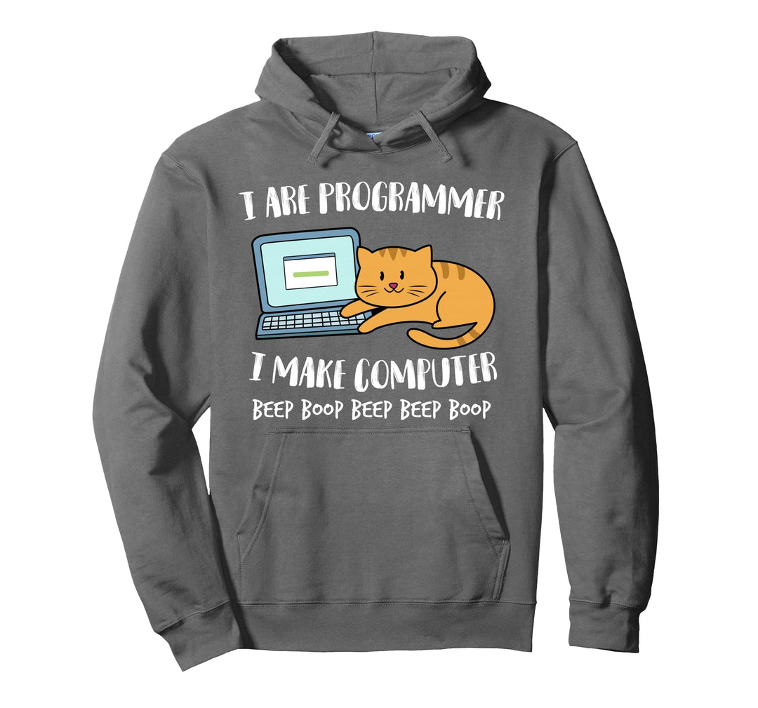 I Are Programmer Programmierer Informatiker Computer Katze Pullover Hoodie
