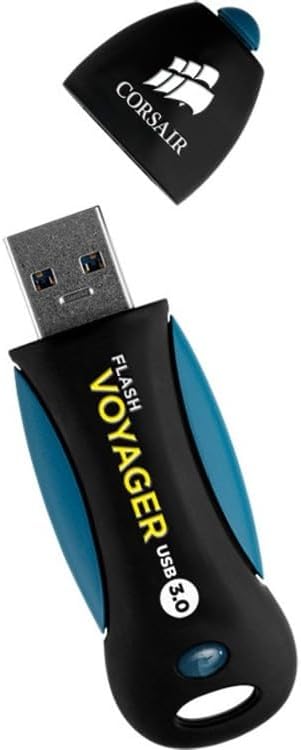 Corsair Voyager 256GB 256GB USB 3.0 (3.1 Gen 1) Typ A Schwarz, Blau USB-Stick - USB-Sticks (256 GB,