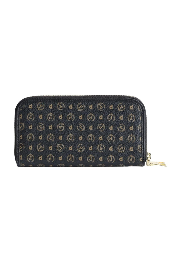 Pollini TE9002PP02 Geldbörse Frau Schwarz TU Nero/Nero, Nero/Nero