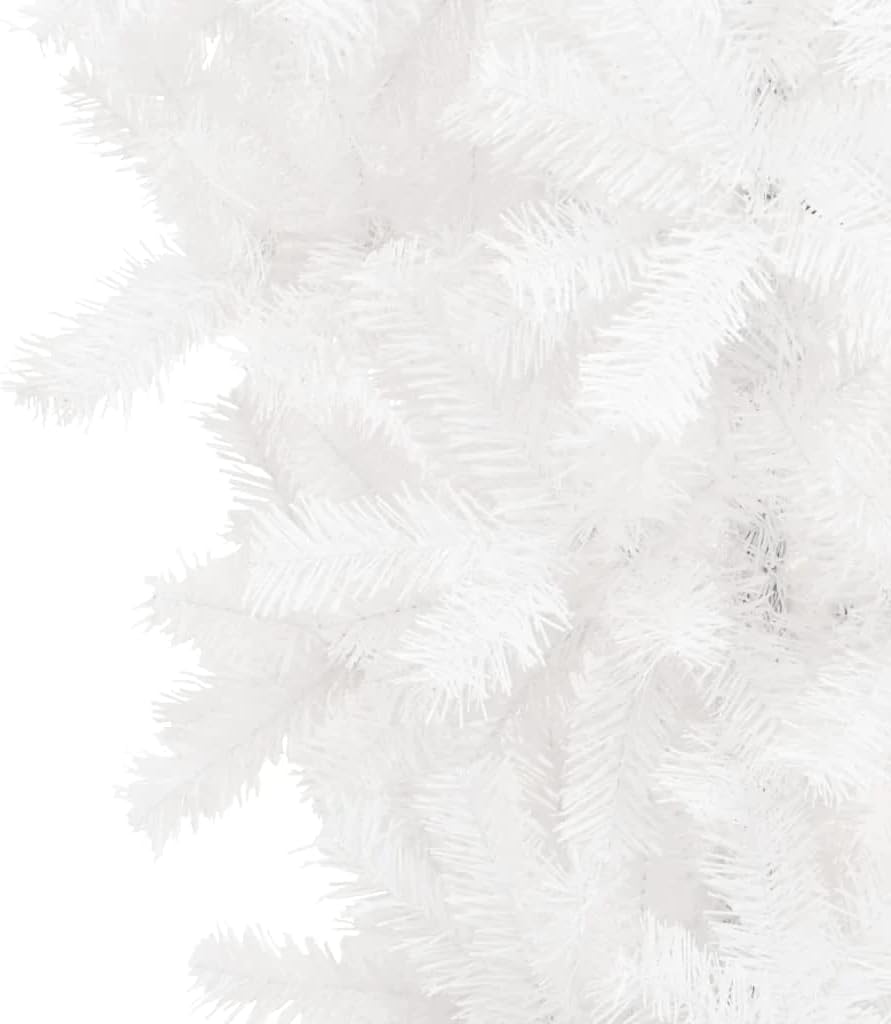 vidaXL Künstlicher Weihnachtsbaum mit Ständer Umgekehrt Christbaum Tannenbaum Dekobaum Kunstbaum Wei