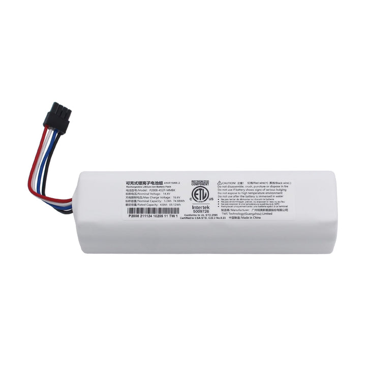 Geoviizon 14,4 V 5200 mAh Akku Kompatibel mit Dreame F9/D9/D9 Pro/D9 Max/L10 Pro Roboterstaubsauger