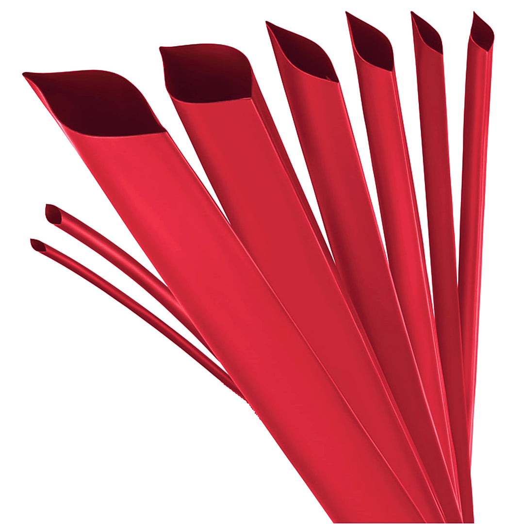 ISOLATECH Schrumpfschlauch Meterware rot mit Kleber Ø 20mm 10 Meter Schrumpfverhältnis 3:1 Set Polyo