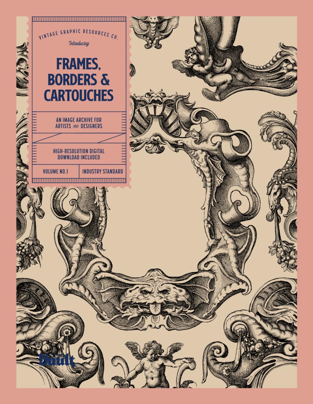 Frames, Borders & Cartouches: An Image Archive for Artists and Designers (Image Archive Series by Va