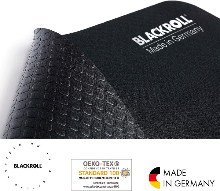 BLACKROLL® MAT (65 x 185 cm), rutschfeste Fitnessmatte für gelenkschonendes Training, Sportmatte mit
