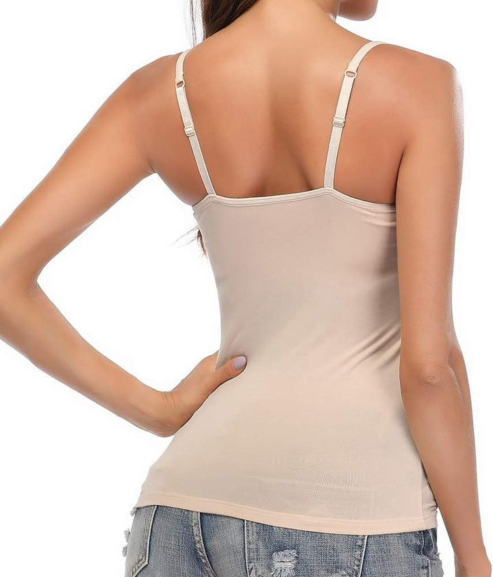 STARBILD Damen Unterhemd, S-4XL L Beige, L Beige