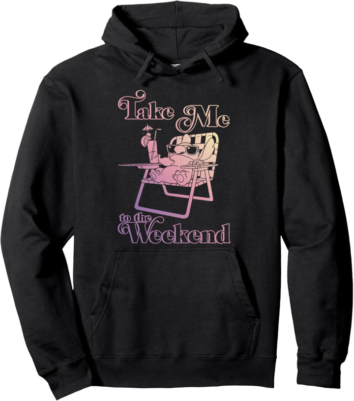 Disney Lilo & Stitch Take Me To The Weekend Pullover Hoodie