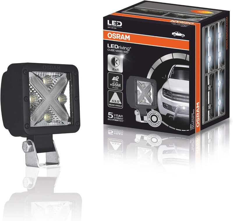 Osram LEDDL101-WD LEDriving CUBE MX85-WD LED Arbeitsscheinwerfer, 85 x 57 x 121,5 mm, MX85-WD