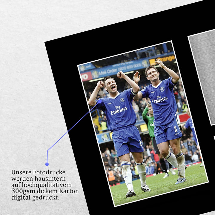 HWC Trading A4 John Terry &amp; Frank Lampard Geschenke Gedruckt, Signiert Autogramm Bild, Für Fussball-