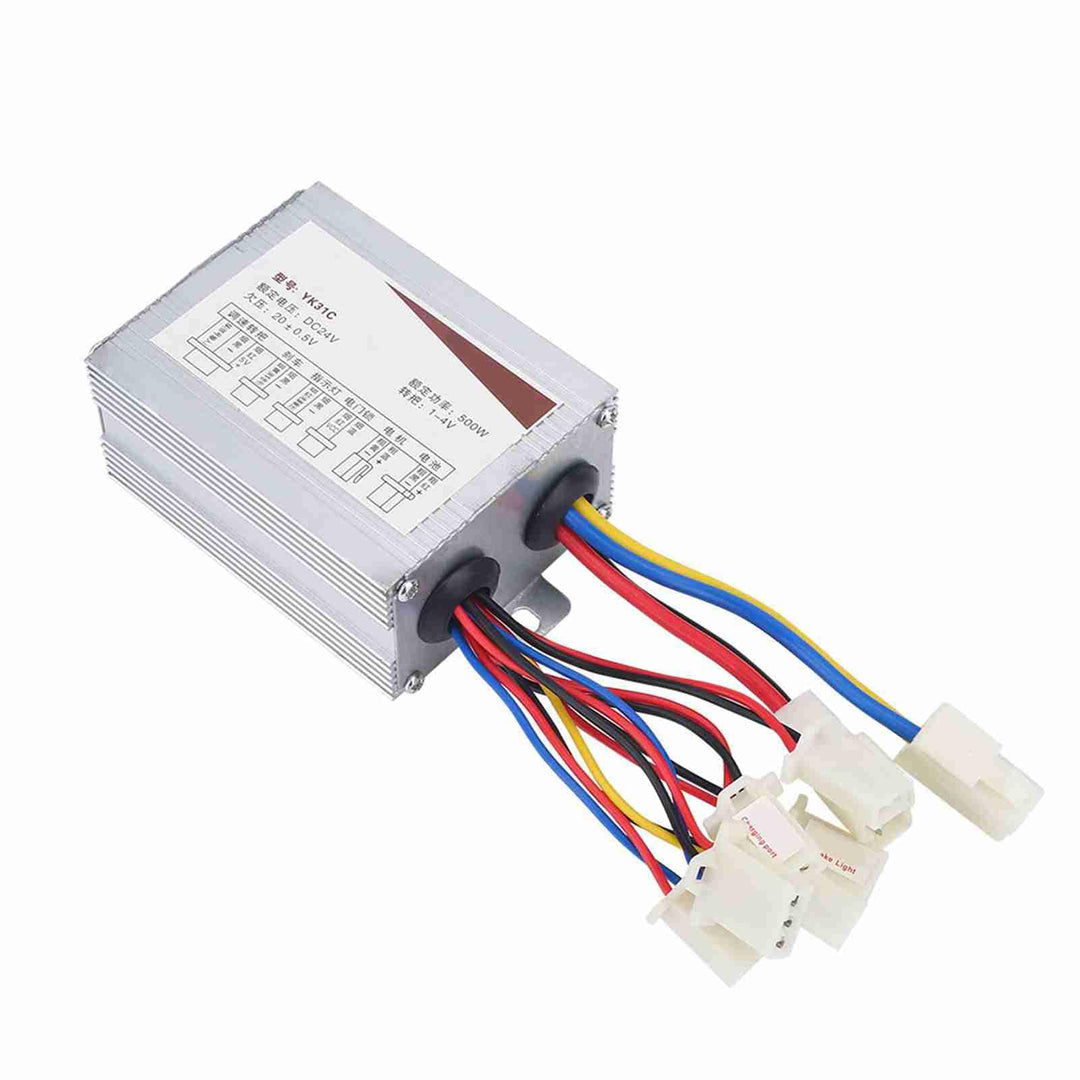MAGT Motor Controller 24V 500W, Bürsten Motor Controller für Elektrofahrrad Elektroroller E-Bike E S
