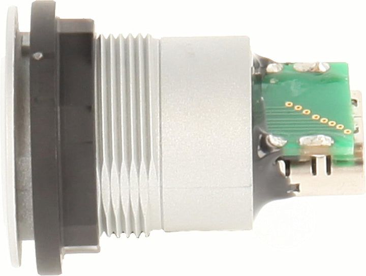 Schlegel 23.001.532 HDMI-Buchse mit vorne, 1x HDMI-Buchse und hinten, 1x HDMI-Buchse, Silber Single,
