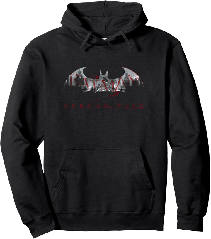 Batman: Arkham City Bat Fill Pullover Hoodie