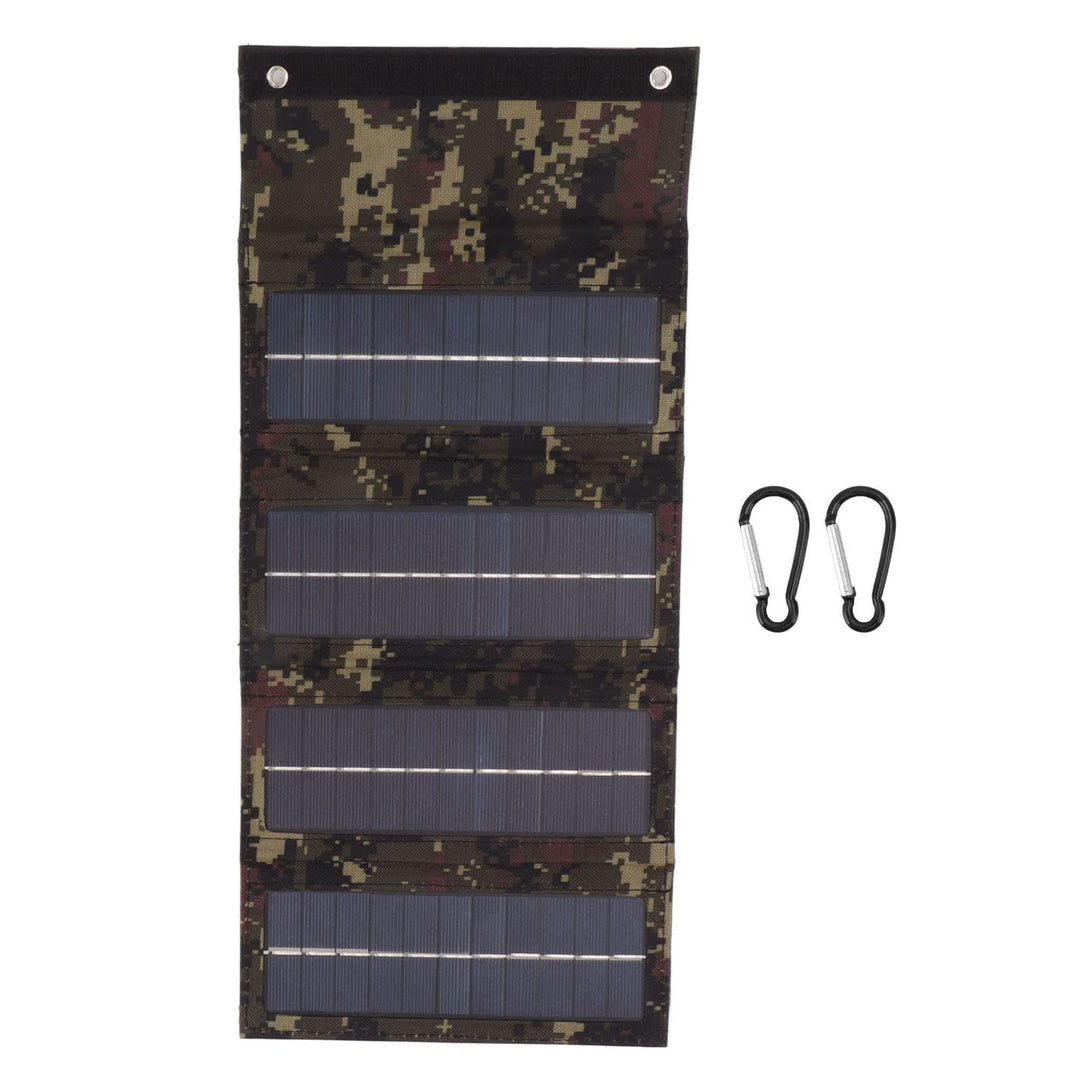 Tragbares 40-W-Solarpanel-Ladegerät für Outdoor-Camping-Wandern, Faltbares Monokristallines Solarpan