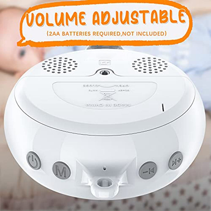 Kinderbett Mobile Motor Baby Spieluhr mit 3 LautstäRke Einstellbar 12 Schlaflieder Off 30 Minuten