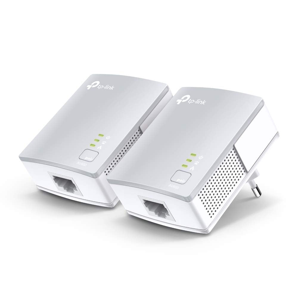 TP-Link Powerline Adapter Set TL-PA4010 KIT(600Mbit/s, 100Mbit/s-Ethernet-LAN, Plug&Play, Kompatibel